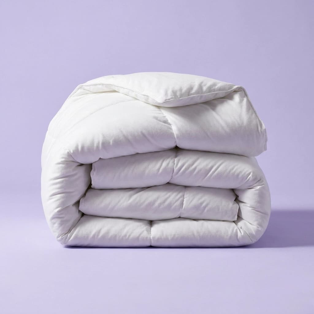 The Cloud Comforter — double-stuffed stack